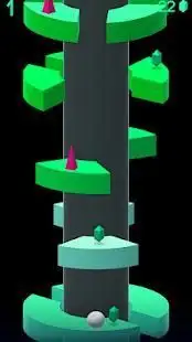Helix Spiral Tower : helix jumping arcade Screen Shot 1