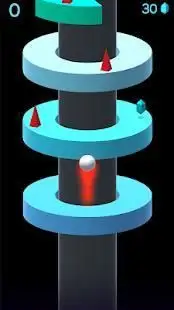 Helix Spiral Tower : helix jumping arcade Screen Shot 5