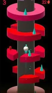 Helix Spiral Tower : helix jumping arcade Screen Shot 3