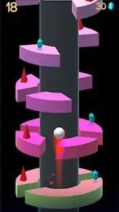Helix Spiral Tower : helix jumping arcade Screen Shot 7