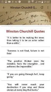 Winston Churchill Quotes Screen Shot 4
