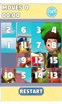 Puzzle for : Paw Patrol Sliding Puzzle Screen Shot 1