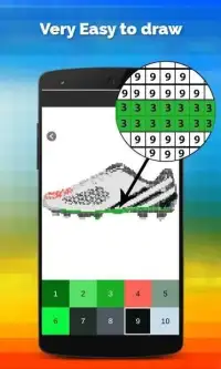 Football Sandbox color by numbers: Soccer logo Screen Shot 0
