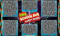 kids School Bus Safety Rules Screen Shot 2