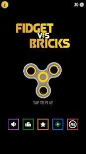 Fidget VS Bricks - Brick Breakers Smash Screen Shot 0