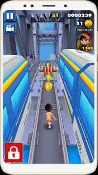 New Subway Rush: Prince & Princess Runner Screen Shot 13