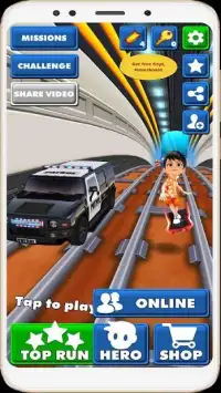 New Subway Rush: Prince & Princess Runner Screen Shot 24