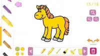 Draw & Color – Horses, Pony’s & Unicorns Screen Shot 0