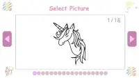 Draw & Color – Horses, Pony’s & Unicorns Screen Shot 4