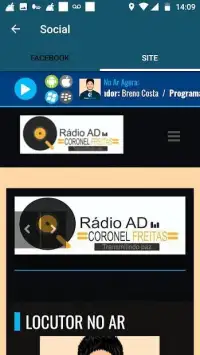 Radio AD Coronel Freitas Screen Shot 2