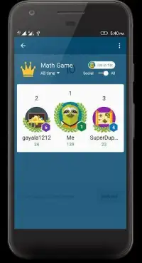 Math Game Screen Shot 4