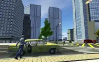 sopir taksi gila - sopir taksi sim 2018 mobil 3D Screen Shot 8