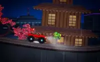 Ninja City Tokyo Drift: Clumsy Ninja Chasing Cars Screen Shot 1