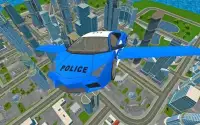Futuristic Police Flying Car Sim 3D Screen Shot 2