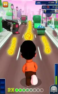 Bheem Run Adventure Dash 3D - Little Boy Run Game Screen Shot 3