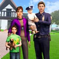 My Family American Super Dad: Police Family Games