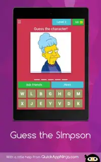 The Simpsons 2018 Quiz Screen Shot 3