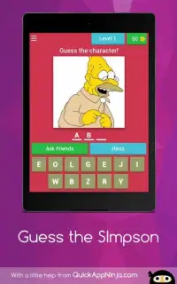 The Simpsons 2018 Quiz Screen Shot 4