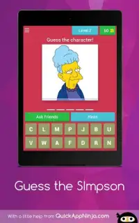 The Simpsons 2018 Quiz Screen Shot 8