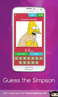 The Simpsons 2018 Quiz Screen Shot 12
