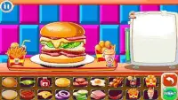 Burger Chef ; New Burger Shop Fast Food Chef Screen Shot 0