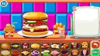 Burger Chef ; New Burger Shop Fast Food Chef Screen Shot 3