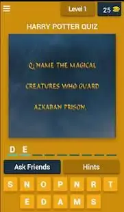 HARRY POTTER TRIVIA FREE QUIZ GAME OF HARRY POTTER Screen Shot 13