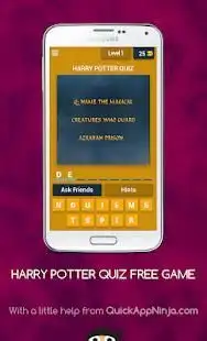 HARRY POTTER TRIVIA FREE QUIZ GAME OF HARRY POTTER Screen Shot 10
