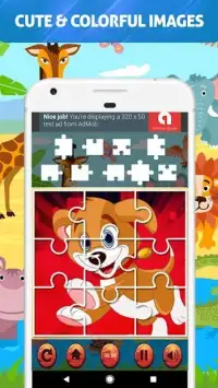 Animal Jigsaw Puzzles For Kids Screen Shot 5