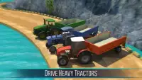 Tractor Truck Driving Sim: Hill Cargo Transport Screen Shot 4