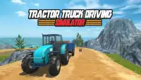 Tractor Truck Driving Sim: Hill Cargo Transport Screen Shot 5
