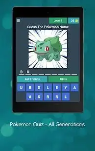 Pokemon Quiz - All Generations Screen Shot 11