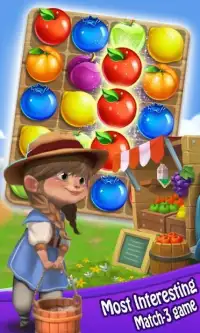 Fruit Farm Harvest Garden - Match 3 Screen Shot 4