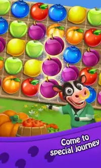 Fruit Farm Harvest Garden - Match 3 Screen Shot 1