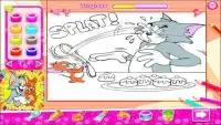 Tom and jerry coloring 2 Screen Shot 2