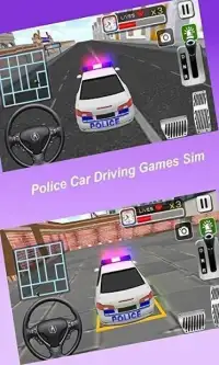 Police Car Driving Game SIM Screen Shot 1