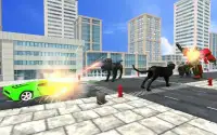 Panther Robot Transformation: Crime City Battle Screen Shot 2