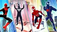 Flying Iron Spider - Rope Superhero Screen Shot 6
