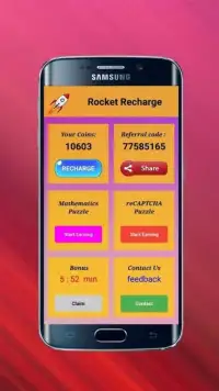 Rocket Recharge®Earn free recharge Screen Shot 4