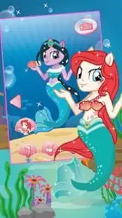 Sea Pony Princess Dress Up Game Screen Shot 1