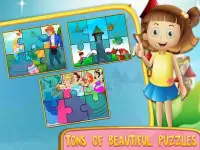 Pink Princess Puzzles Girls Games Screen Shot 1