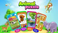 Animal Puzzle For Kids - Animal Jigsaw Game Screen Shot 0