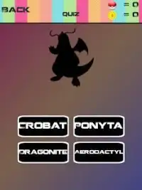 The Best Monster Quiz - "trivia for Pokemon Fans" Screen Shot 0