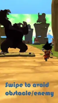 3D Goku Saiyan Kid Adventure Subway Run Screen Shot 0