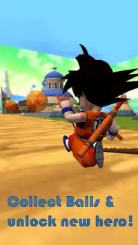 3D Goku Saiyan Kid Adventure Subway Run Screen Shot 2