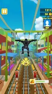 Subway Panther Hero : Black city Avenger Screen Shot 6
