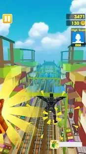 Subway Panther Hero : Black city Avenger Screen Shot 4