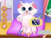 Superstar Kitty Nail Art Salon - Pet Doctor Game Screen Shot 3