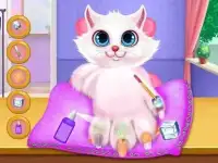 Superstar Kitty Nail Art Salon - Pet Doctor Game Screen Shot 4