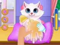 Superstar Kitty Nail Art Salon - Pet Doctor Game Screen Shot 1